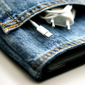 Upcycling iPad Hülle aus Jeans
