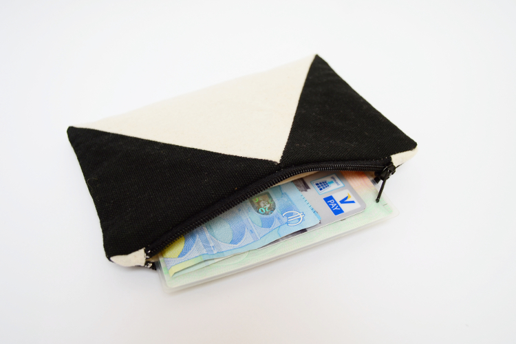 DIY MODE Portemonnaie einfach nähen selbstmachen mit Schnittmuster für Anfänger