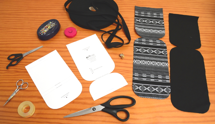Mini Handtasche mit Schnittmuster nähen kleine Tasche Täschchen Brustbeutel selbst selber machen DIY MODE
