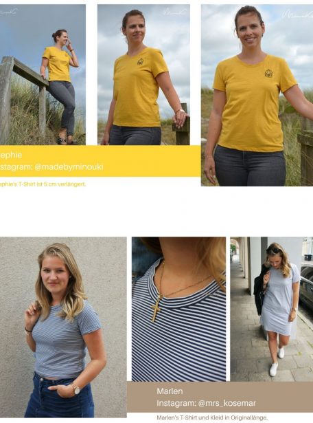 DIY MODE Schnittmuster - T-Shirt / Mini-Kleid Kemi