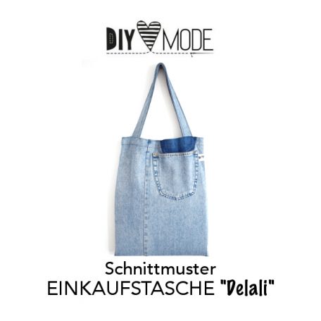 Gratis Schnittmuster Einkaufstasche Delali / DIY MODE