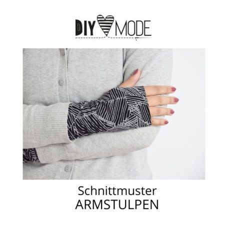 DIY MODE  - Schnittmuster Armstulpen mit Daumenloch