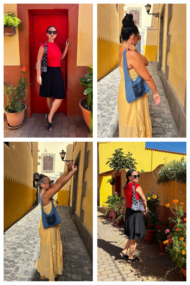 Einfache kleine Handtasche naehen